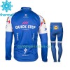 Combinaison Cycliste Hiver + Collant 2017 Quick-Step Floors Enfant  N001
